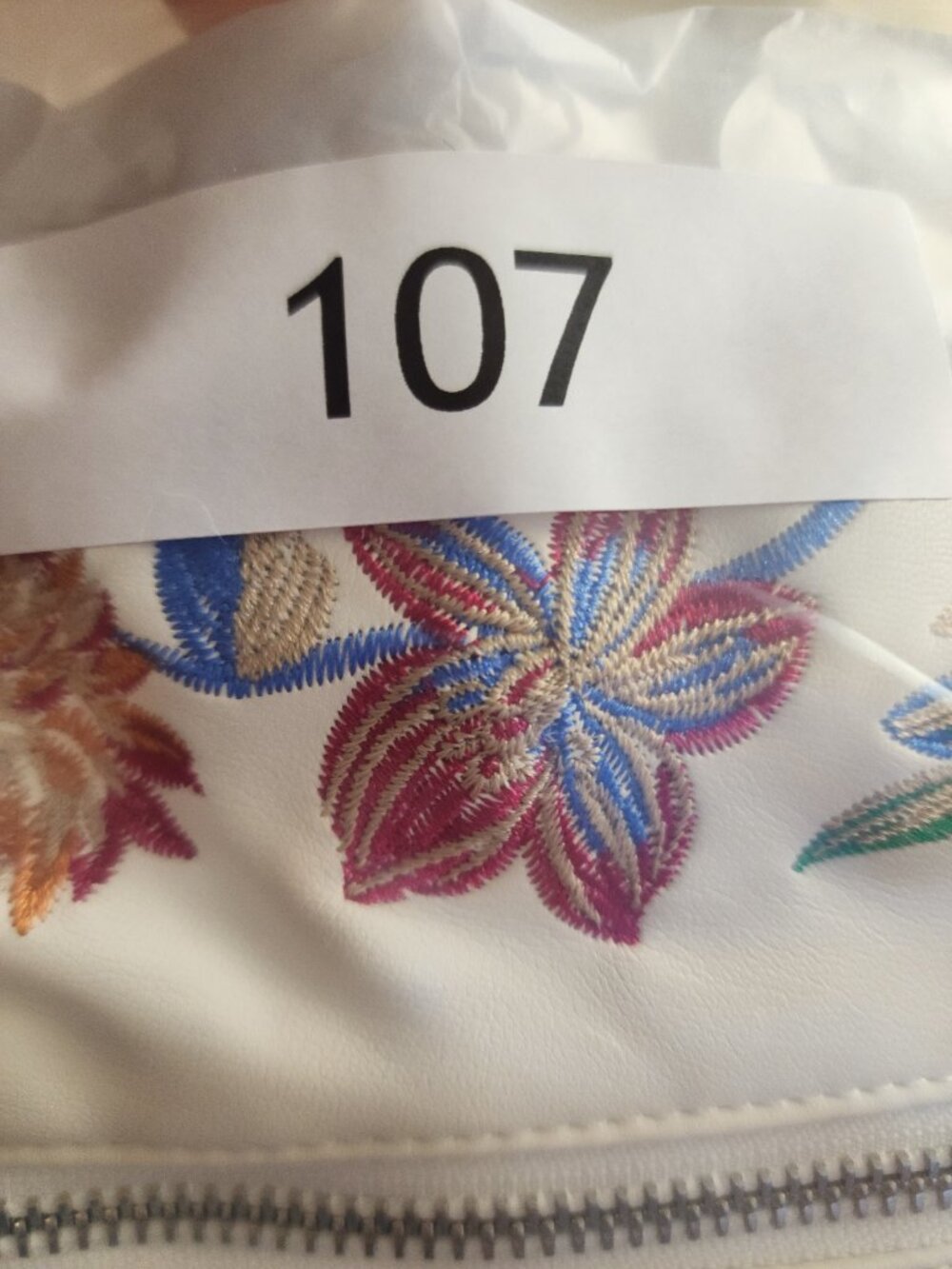Coquette Embroidered Floral Jacket Peter Pan Collar Vintage - Picture 15 of 15